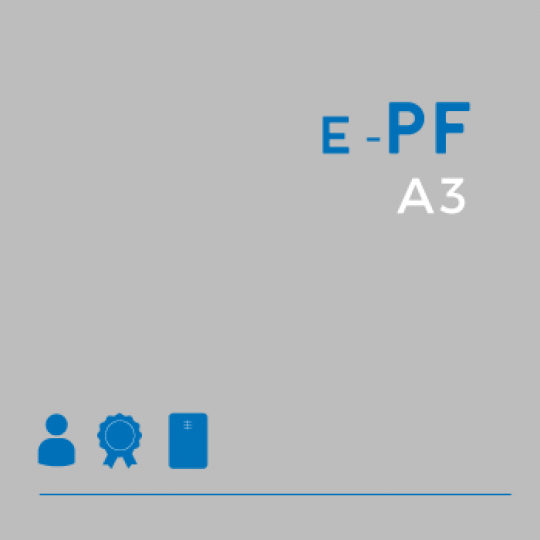 Certificado Digital para Pessoa Física A3 em cartão (e-PF A3)